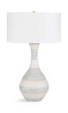 Potter Striped Ivory Blue Table Lamp thumbnail 3