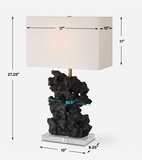 Basalt Black Stone Table Lamp thumbnail 6