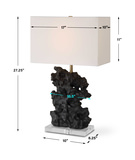 Basalt Black Stone Table Lamp thumbnail 6