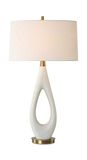 Promenade White Table Lamp thumbnail 1