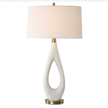 Promenade White Table Lamp