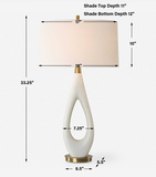Promenade White Table Lamp thumbnail 4
