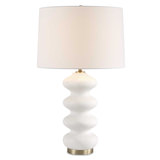 Liora White Table Lamp thumbnail 1