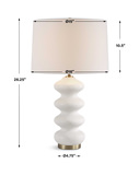 Liora White Table Lamp thumbnail 4
