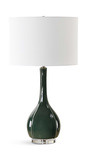 Essex Green Glass Table Lamp thumbnail 7