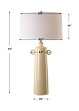 Florero Pale Yellow Table Lamp thumbnail 3