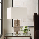 Turning Point Travertine Table Lamp thumbnail 3