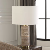 Cortado Travertine Table Lamp thumbnail 2