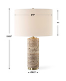 Cortado Travertine Table Lamp thumbnail 5