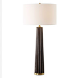 Forage Dark Scalloped Table Lamp thumbnail 1