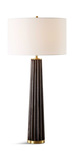 Forage Dark Scalloped Table Lamp thumbnail 1