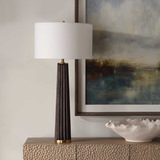 Forage Dark Scalloped Table Lamp thumbnail 8