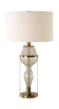 Out Of Time Seeded Glass Table Lamp