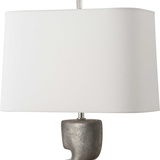 Free Flowing Nickel Table Lamp thumbnail 7