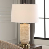 Aubrey Travertine Table Lamp thumbnail 2