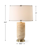 Aubrey Travertine Table Lamp thumbnail 6