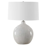 Dribble White Glaze Table Lamp thumbnail 6