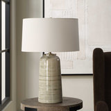 Strata Tan Glaze Table Lamp thumbnail 8