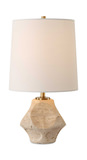 Indent Travertine Accent Lamp thumbnail 1