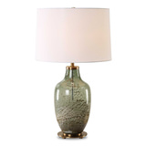 Chianti Olive Glass Table Lamp thumbnail 1
