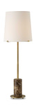 Sepia Brown Marble Buffet Lamp thumbnail 1