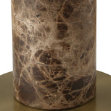 Sepia Brown Marble Buffet Lamp thumbnail 2