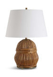 Reed Honey Rattan Table Lamp thumbnail 5