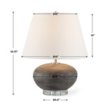 Beckley Gray Stone Table Lamp thumbnail 4