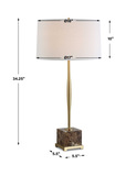 Booker Thin Brass Table Lamp thumbnail 3
