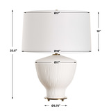 Maisie White Table Lamp thumbnail 2