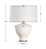 Maisie White Table Lamp thumbnail 2