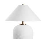 Merriton Matt White Table Lamp thumbnail 5