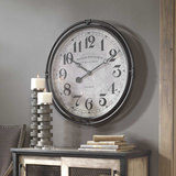 Nakul Industrial Wall Clock thumbnail 3