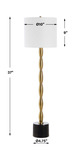 Ezra Brass Buffet Lamp thumbnail 3