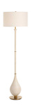Dewdrop Ivory Floor Lamp thumbnail 1