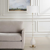 Dewdrop Ivory Floor Lamp thumbnail 3