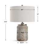 Graydon Gray Table Lamp thumbnail 3