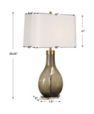 Shyla Dark Glass Table Lamp thumbnail 6