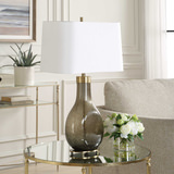 Shyla Dark Glass Table Lamp thumbnail 3
