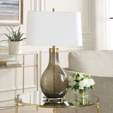 Shyla Dark Glass Table Lamp thumbnail 4