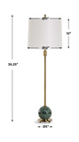 Bledel Brass Buffet Lamp thumbnail 4