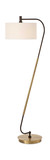 Irwin Curved Brass Floor Lamp thumbnail 1