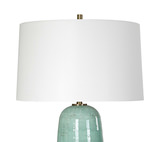 Andale Crackled Teal Table Lamp thumbnail 6