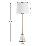 Alistair Brass Buffet Lamp thumbnail 3