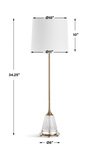 Alistair Brass Buffet Lamp thumbnail 3