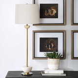 Hemisphere Brass Buffet Lamp thumbnail 7