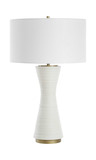 Ridgeline Matte White Table Lamp thumbnail 5