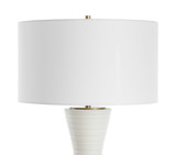 Ridgeline Matte White Table Lamp thumbnail 6