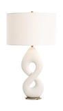 Meridian Ivory Stone Table Lamp thumbnail 1