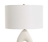Meridian Ivory Stone Table Lamp thumbnail 5